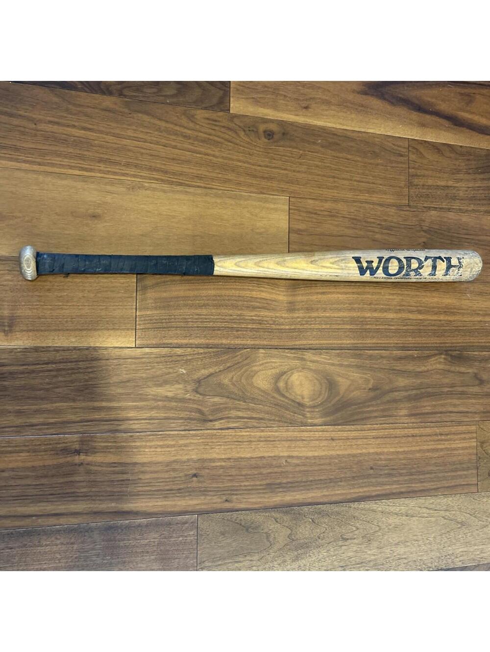 Vintage WORTH Softball wooden bat 90SB 30” Made In USA Power Stroke